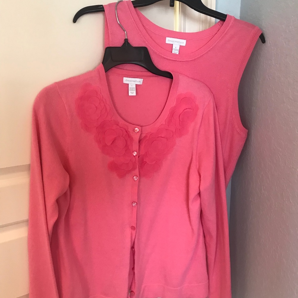 Charter Club Summer cardigan set